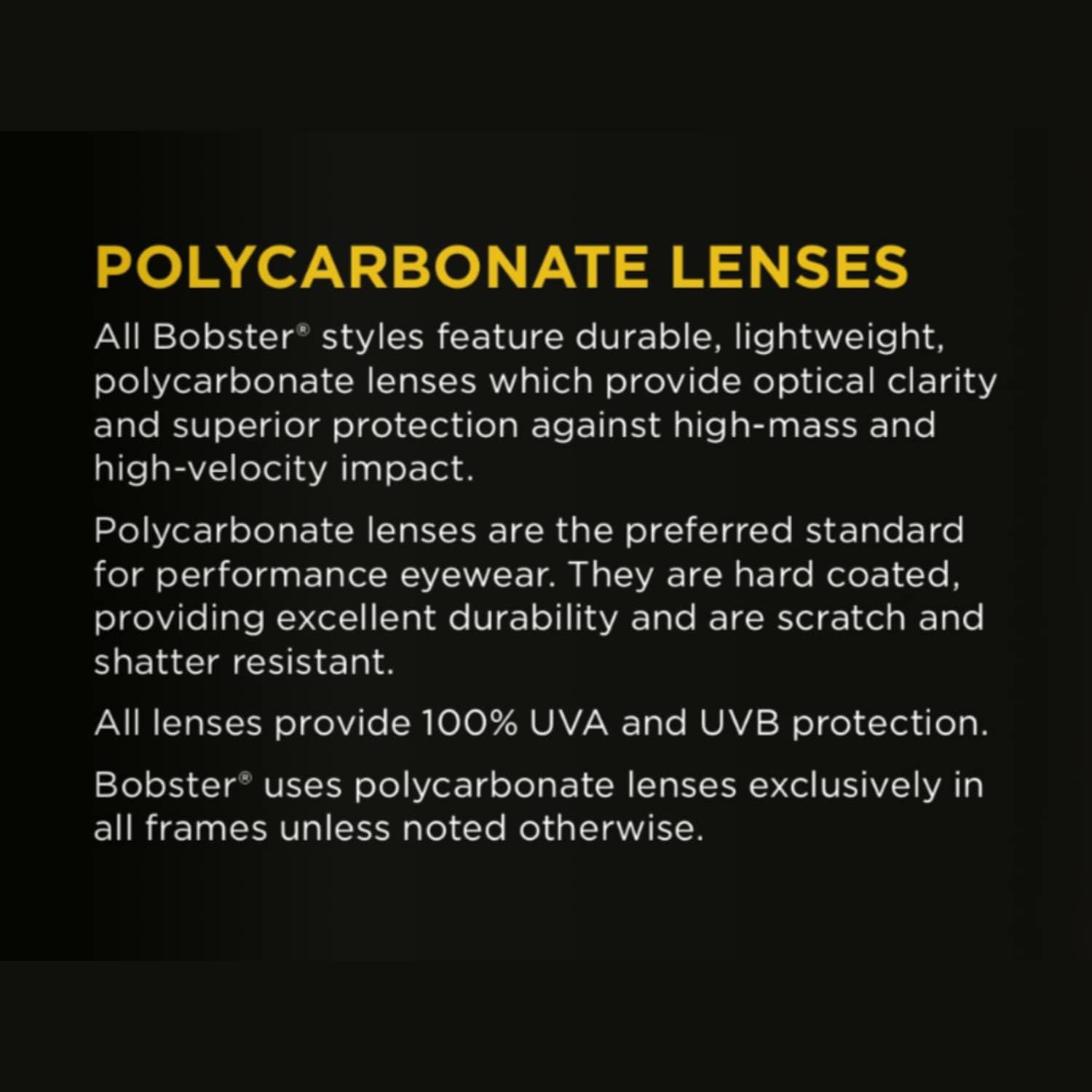 Bobster Renegade Sport Sunglasses Gloss Black Frame/Clear Photochromic Lens