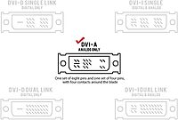 Monoprice 102397 HD15 (VGA) Male to DVI-A Female Adapter, Gold Plated