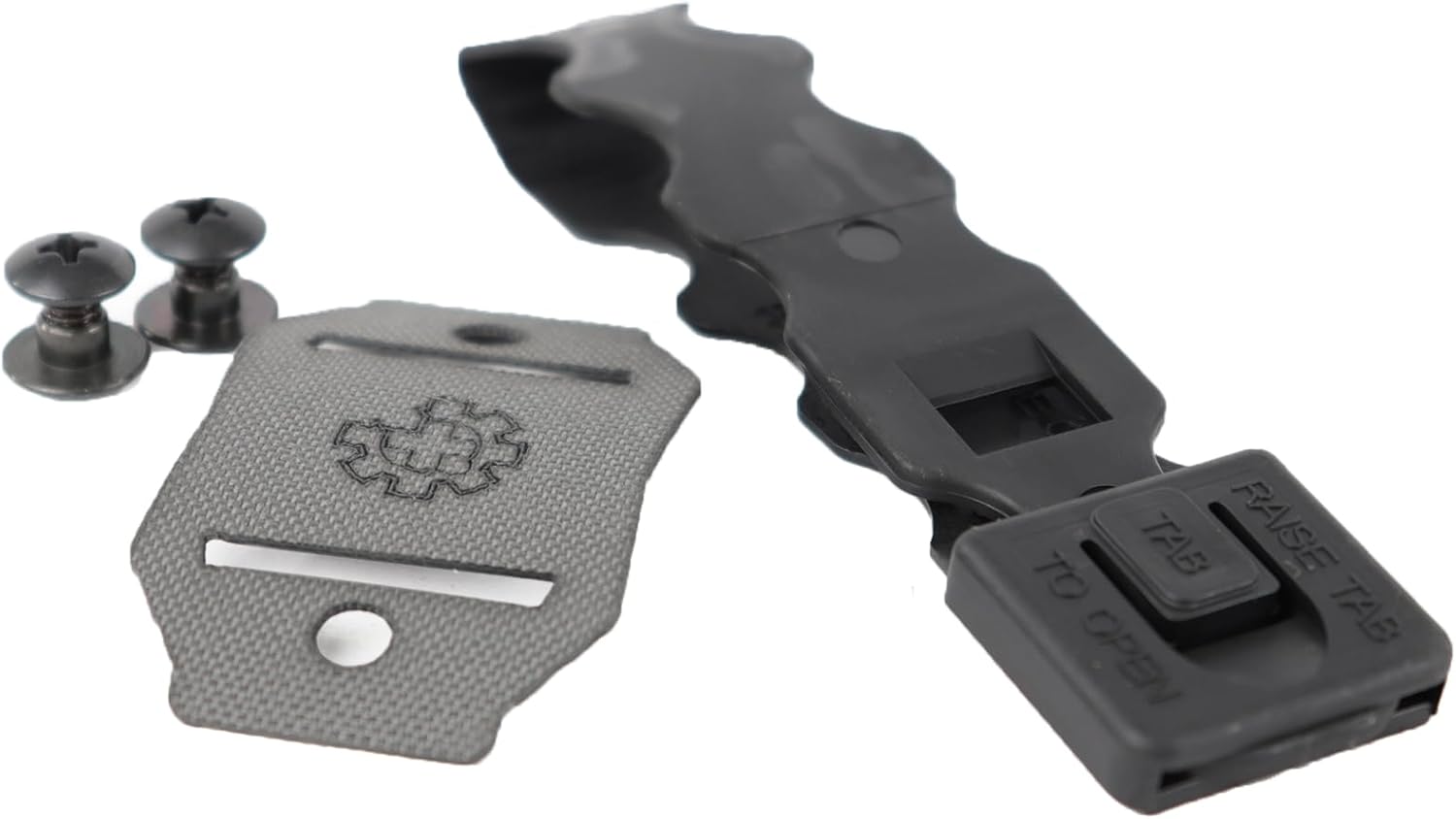 ELEVEN 10 Malice Clip with Mounting Hardware | Made in The USA | Compatible with RIGID TQ Case and most MOLLE Gear