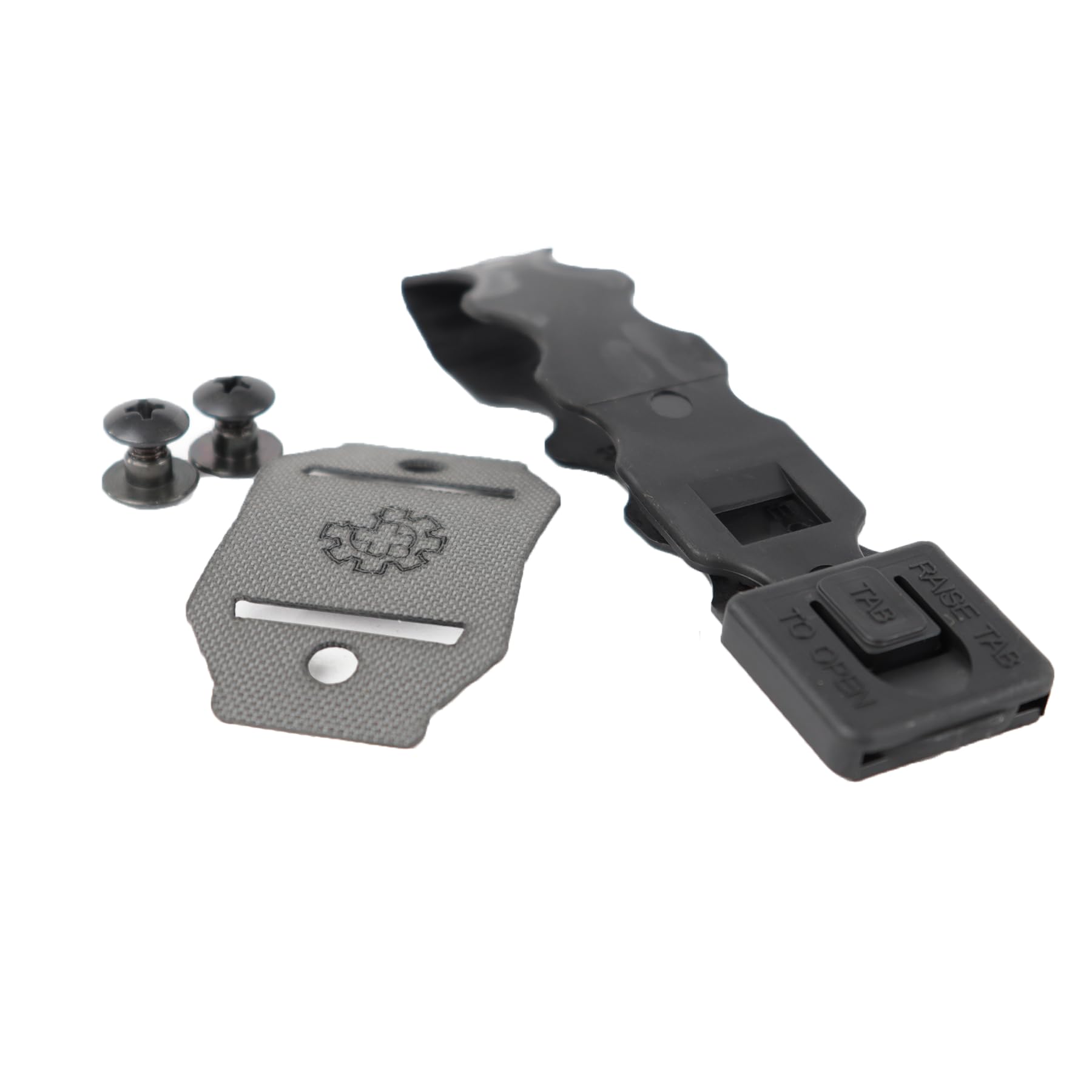 ELEVEN 10 Malice Clip with Mounting Hardware | Made in The USA | Compatible with RIGID TQ Case and most MOLLE Gear