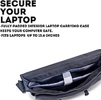 J World New York Thomas Laptop Messenger Bag for Women & Men. Kids Computer Bookbag Black