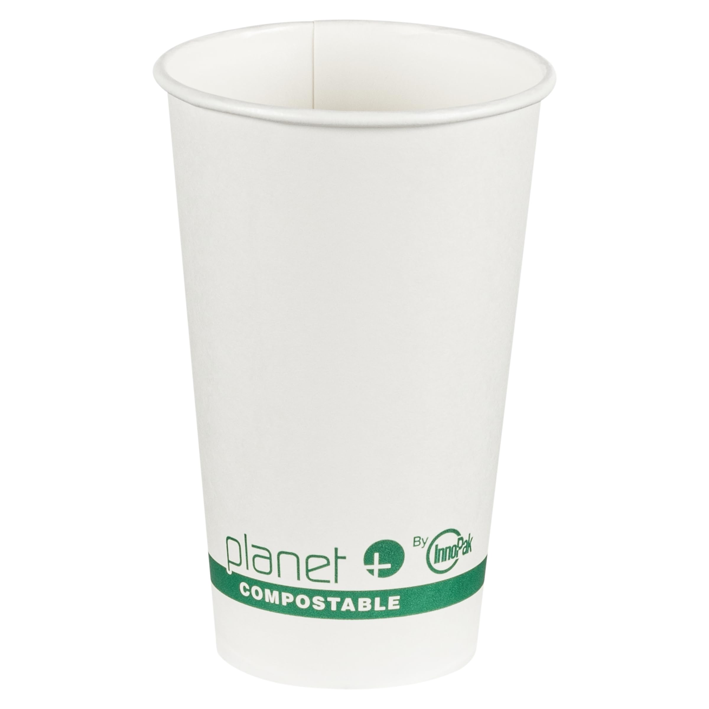 Planet+ 100% Compostable PLA Laminated Hot Cup, 16-Ounce, 1000-Count Case