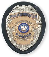 Safariland 7350 Clip-On Badge Holder, Black