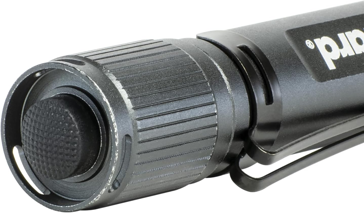 DieHard 270-Lumen Aluminum Twist-Focus Flashlight, 5-3/4in x 1in, Gray