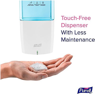 PURELL Healthy Soap ES10 Automatic Wall-Mounted Hand Soap Dispenser, White (8330-E1)