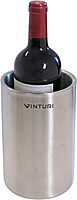 Vinturi V9073 Stainless Steel Double Walled Wine and Champagne Cooler No Ice Required, Silver, Medium