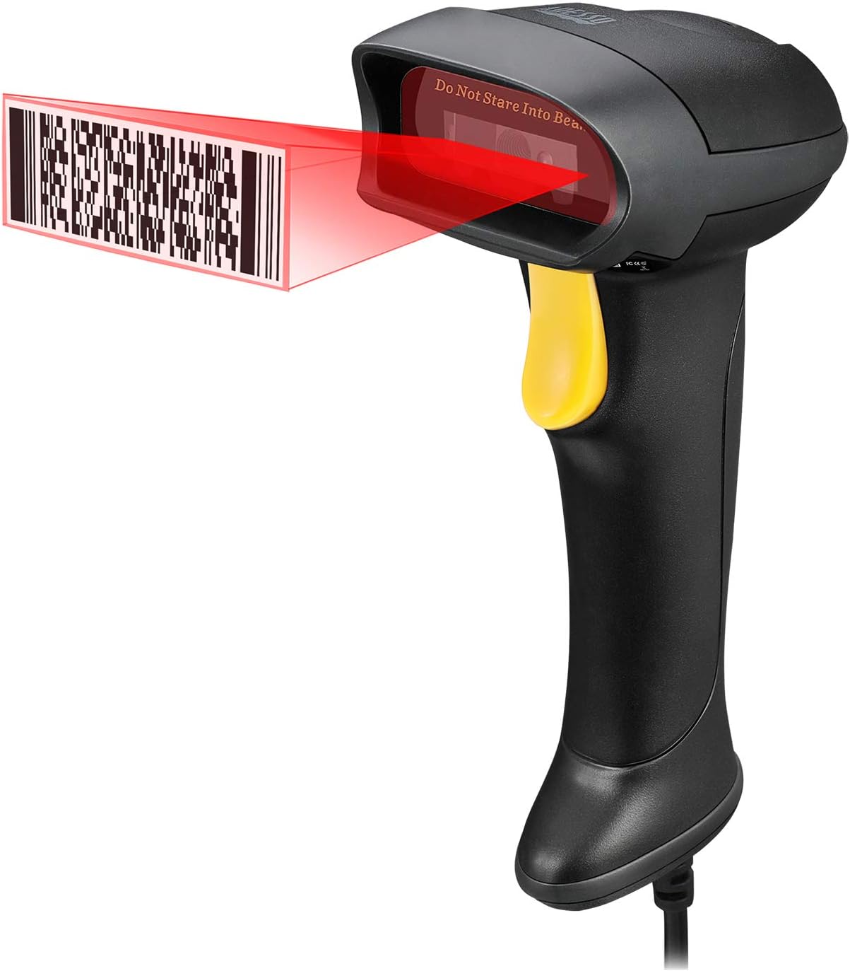Adesso NuScan 2500TU Spill Resistant Antimicrobial 2D Barcode Scanner - Cable Connectivity - 12in Scan Distance