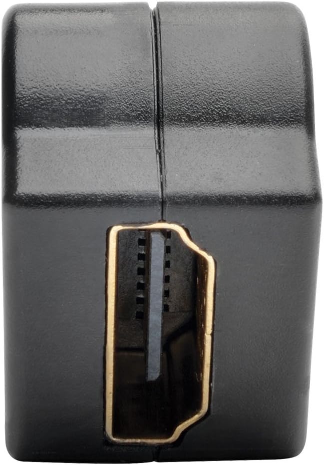 TRIPP LITE Black HDMI All-in-One Keystone/Panel Mount Angled Coupler (P164-000-KPA-BK)