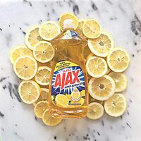 Ajax Dishwashing Detergent, Lemon Scent, 28 Oz Bottle, Case Of 9