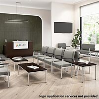 Bush Business Furniture Arrive Waiting Room Seating with Arms