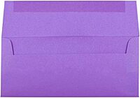 JAM PAPER Colored Envelopes - Recycled 24 lb Gummed Closure