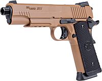 Sig Sauer 1911 Emperor Scorpion CO2-Powered 4.5mm Steel BB Caliber Semi-Auto Air Pistol with 17rd BB Mag - CO2 Cartridges Not Included