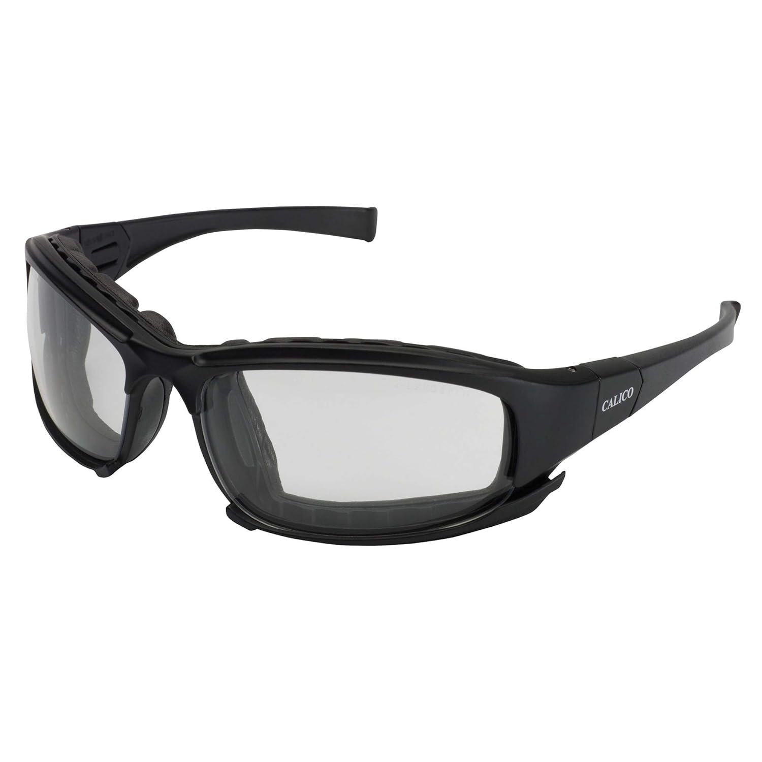KleenGuard (formerly KLEENGUARD) Calico Safety Eyewear V50 (25672), Clear Anti-Fog Lens with Interchangeable Temples