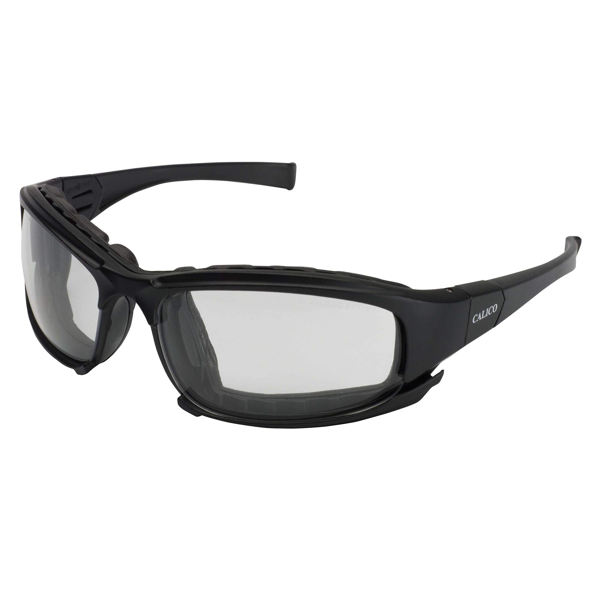 KleenGuard (formerly KLEENGUARD) Calico Safety Eyewear V50 (25672), Clear Anti-Fog Lens with Interchangeable Temples