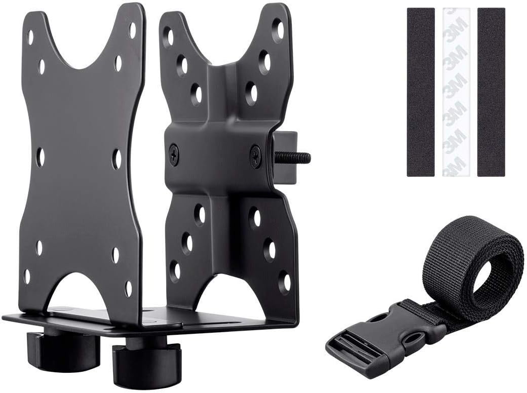Monoprice Computer Case CPU Holder - Thin Client Mini PC Multi-Mount, Works with Mini PCs Up to 2.9 Inches Wide