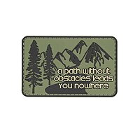 5ive Star Gear "Without Obstacles Quote Morale Patch, One Size, Multi-Colored