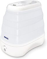 Crane x HALLS Collapsible Cool Mist Humidifier for Bedroom and Office, 1 Gallon Portable Humidifier for Travel and Easy Storage, Blue and White