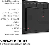 VIEWSONIC ViewBoard 4K Interactive Flat Panel Display
