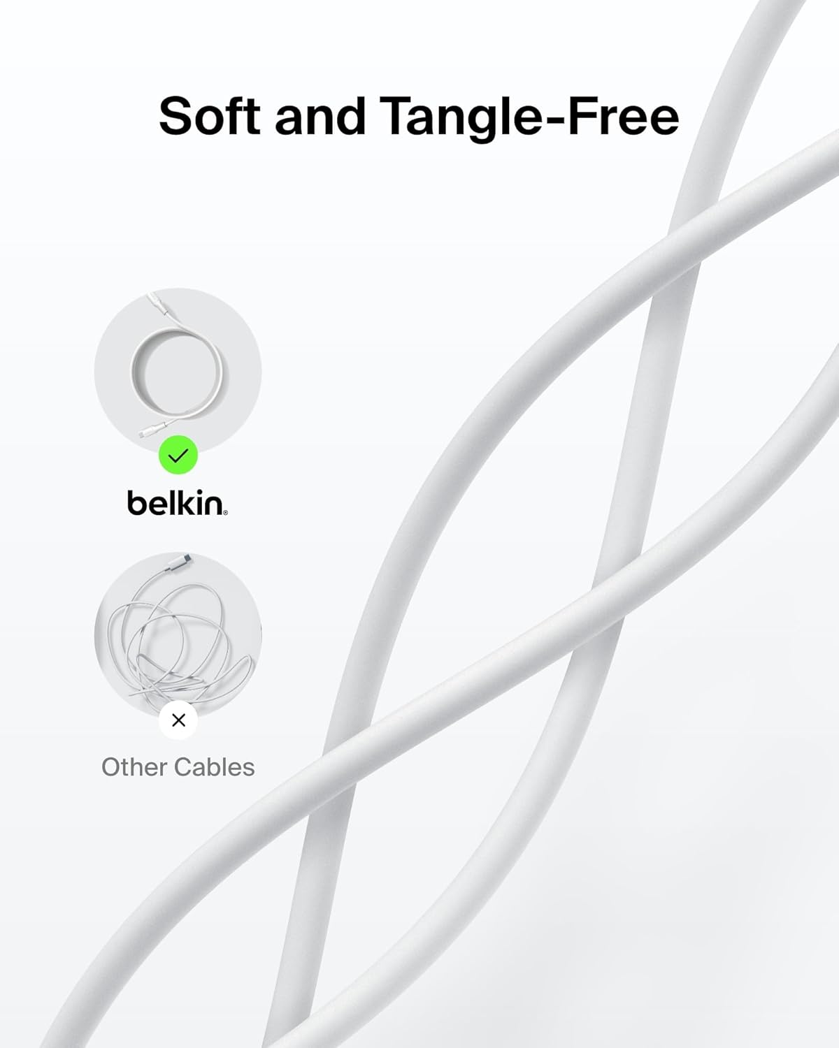 Belkin Eco Braided USB-A to USB-C Cable