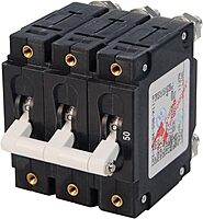 BLUE SEA SYSTEMS C-Series Triple Pole Toggle Circuit Breaker