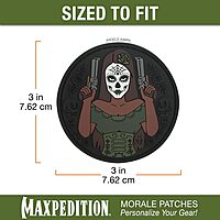MAXPEDITION Adelita Morale Patch (PVC, Hook-Back, Tactical)