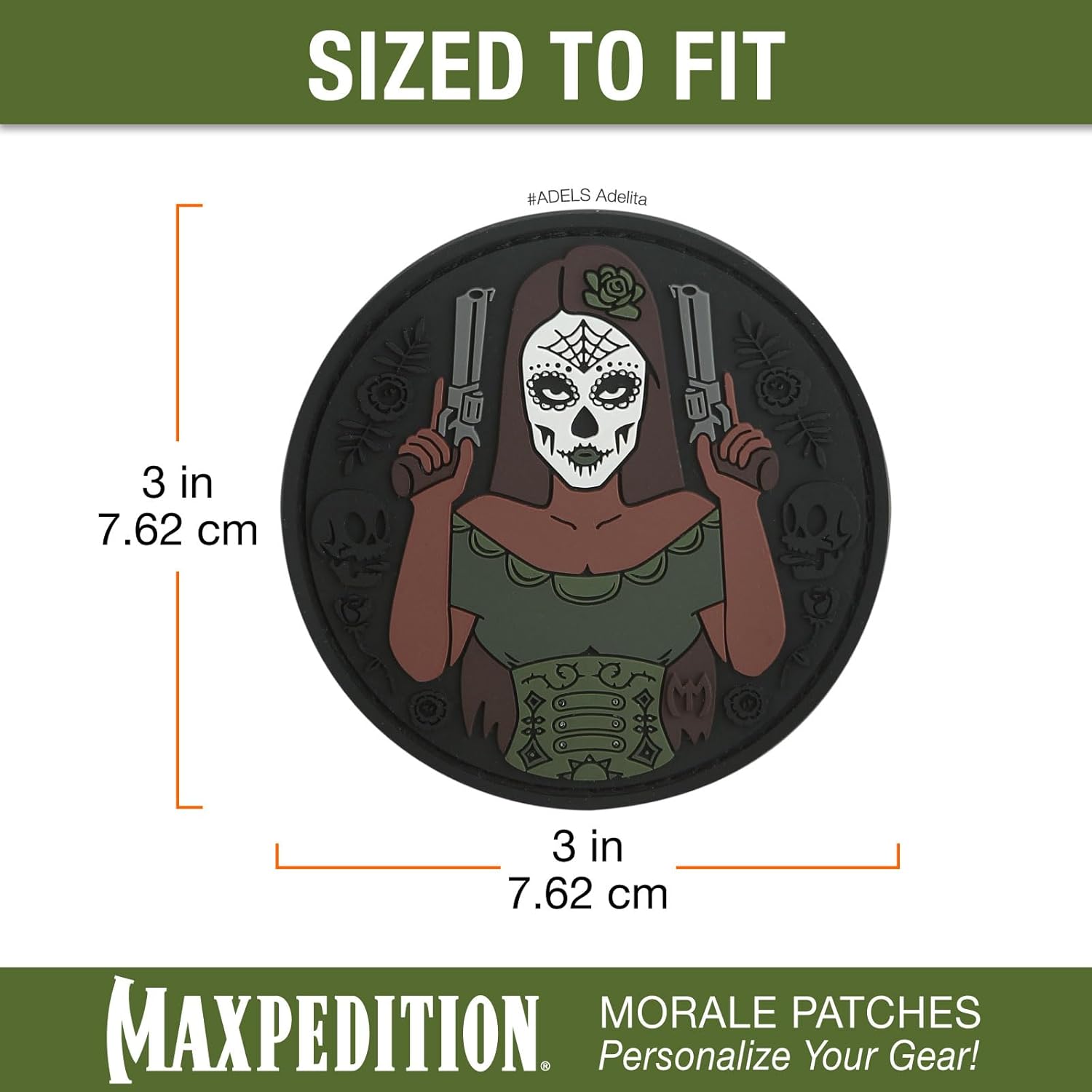 MAXPEDITION Adelita Morale Patch (PVC, Hook-Back, Tactical)