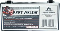 BEST WELDS 901-932-145-350 - 2" Glass Magnifier Plate, 2" x 4.25" 3.5 Diopter, Clear