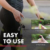 SABRE Protector Dog Spray with Key Ring, 14 Bursts, 12-Foot Range