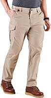 5.11 Tactical Men's Icon Pant, Straight Fit, 8 Pockets, Flex‑Tac Ripstop, Style 74521ABR