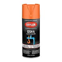 Krylon Specialty OSHA Caution Color Spray Paint, 12 oz, Orange