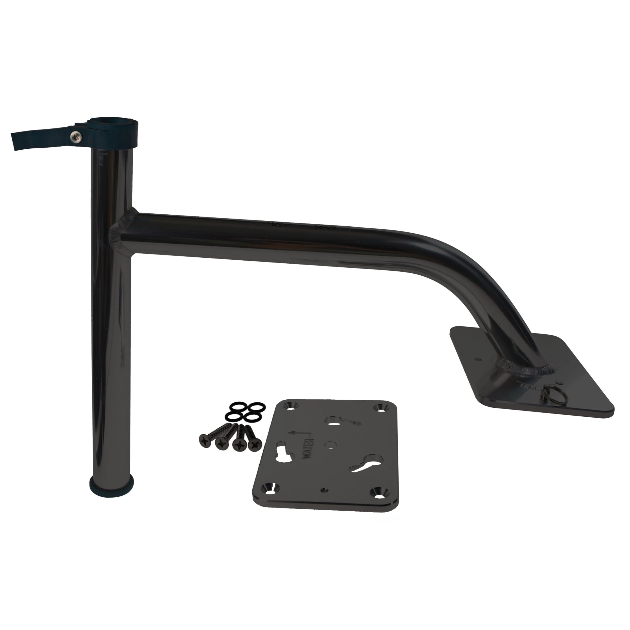 Panther 3" Quick Release King Pin Bow Mount Bracket - Black - Powder Coat