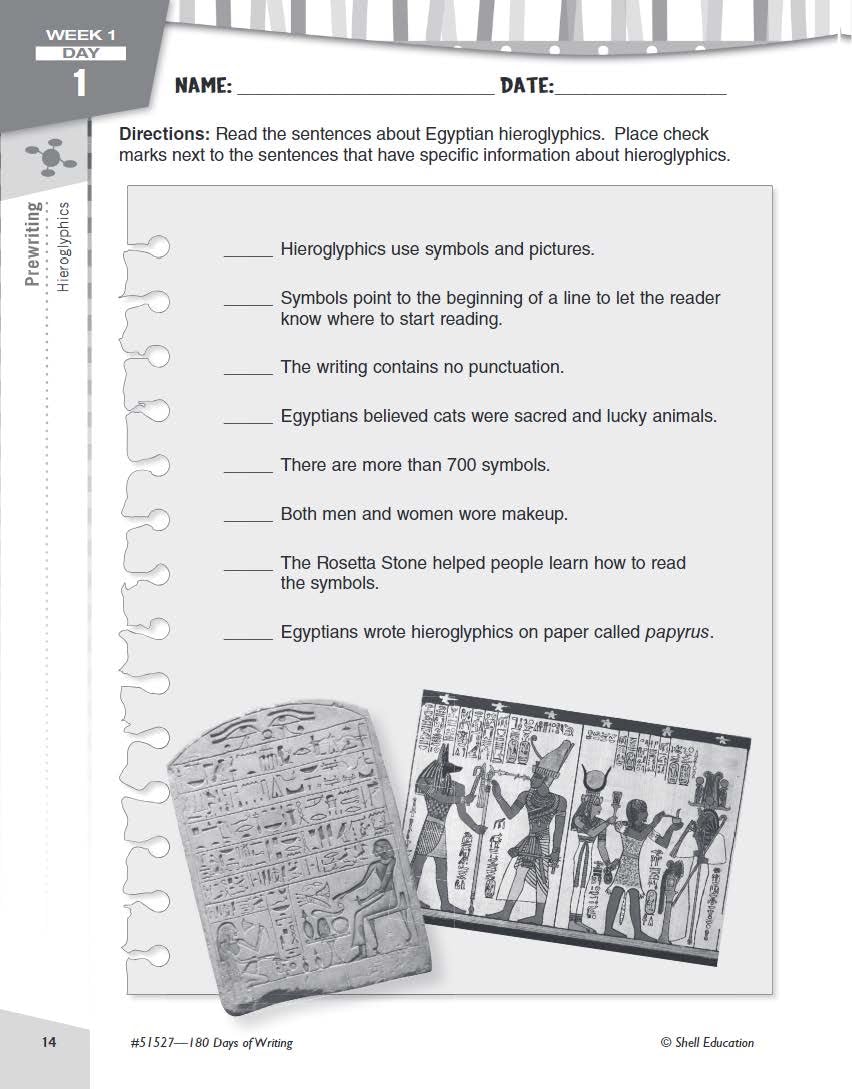 180 Days of Writing for Fourth Grade - An Easy-to-Use Fourth Grade Writing Workbook to Practice and Improve Writing Skills