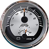 Faria Platinum 4" Multi-Function - Tachometer & Voltmeter