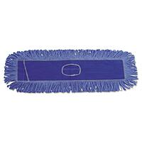 Boardwalk Cotton/Synthetic Blend Dust Mop Mop Head, 36 in. x 5 in., Looped-End, Blue BWK1136