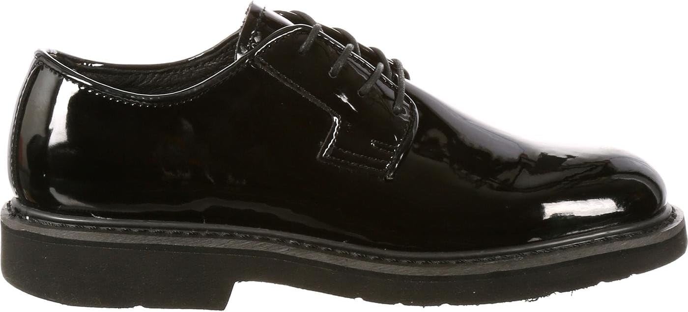 ROCKY Men's High-Gloss Leather Oxford Dress Shoes