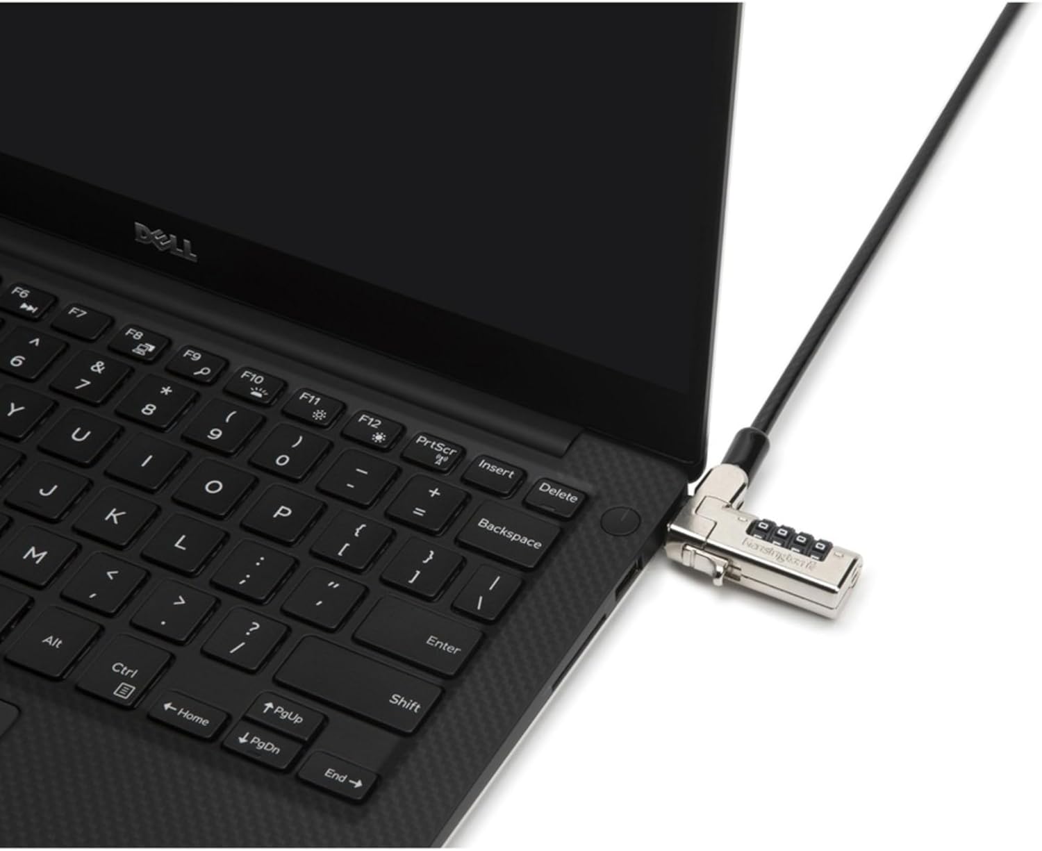 Kensington Slim N17 Combination Laptop Lock for Wedge-Shaped Slot - Security cable lock