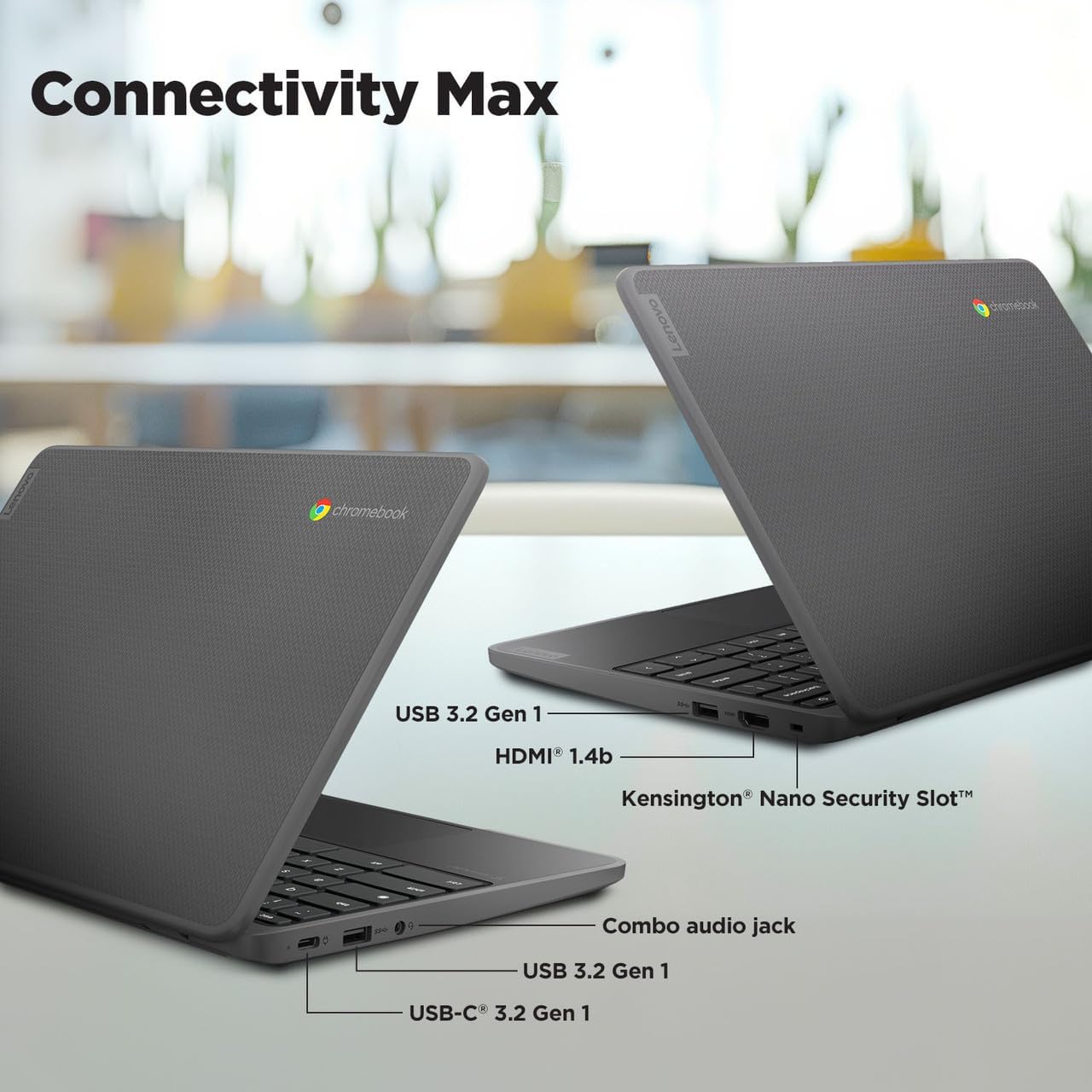 Lenovo 100e Chromebook Gen 4 82W0001FUS 11.6" Chromebook - HD - Octa-core (ARM Cortex A76 + Cortex A55) - 8 GB