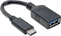 TRIPP LITE USB C to USB-A Cable 3.1 5 Gbps Type C, 3' (U428-C6N-F)
