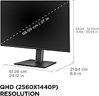 VIEWSONIC USB-C Docking Monitor with 100W, 5-Port USB Hub, HDMI & DisplayPort (Daisy Chain)