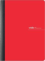 Office Depot® Brand Poly Composition Book, 7 1/2" x 9 3/4", Wide Ruled, 160 Pages (80 Sheets), Red