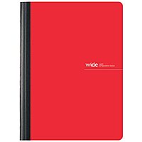 Office Depot® Brand Poly Composition Book, 7 1/2" x 9 3/4", Wide Ruled, 160 Pages (80 Sheets), Red