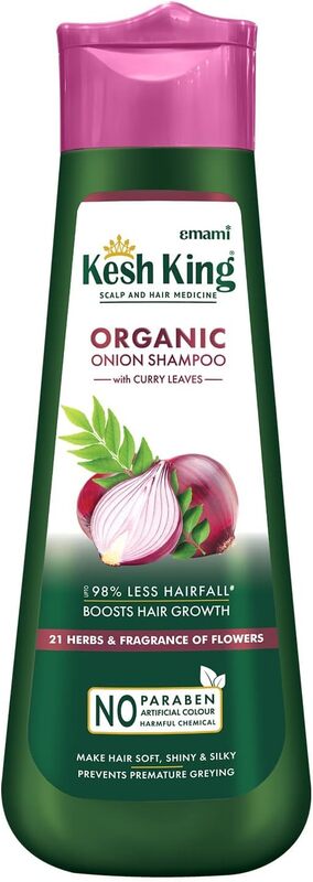 Kesh King Organic Onion Shampoo With Curry Leaves - 300ml
