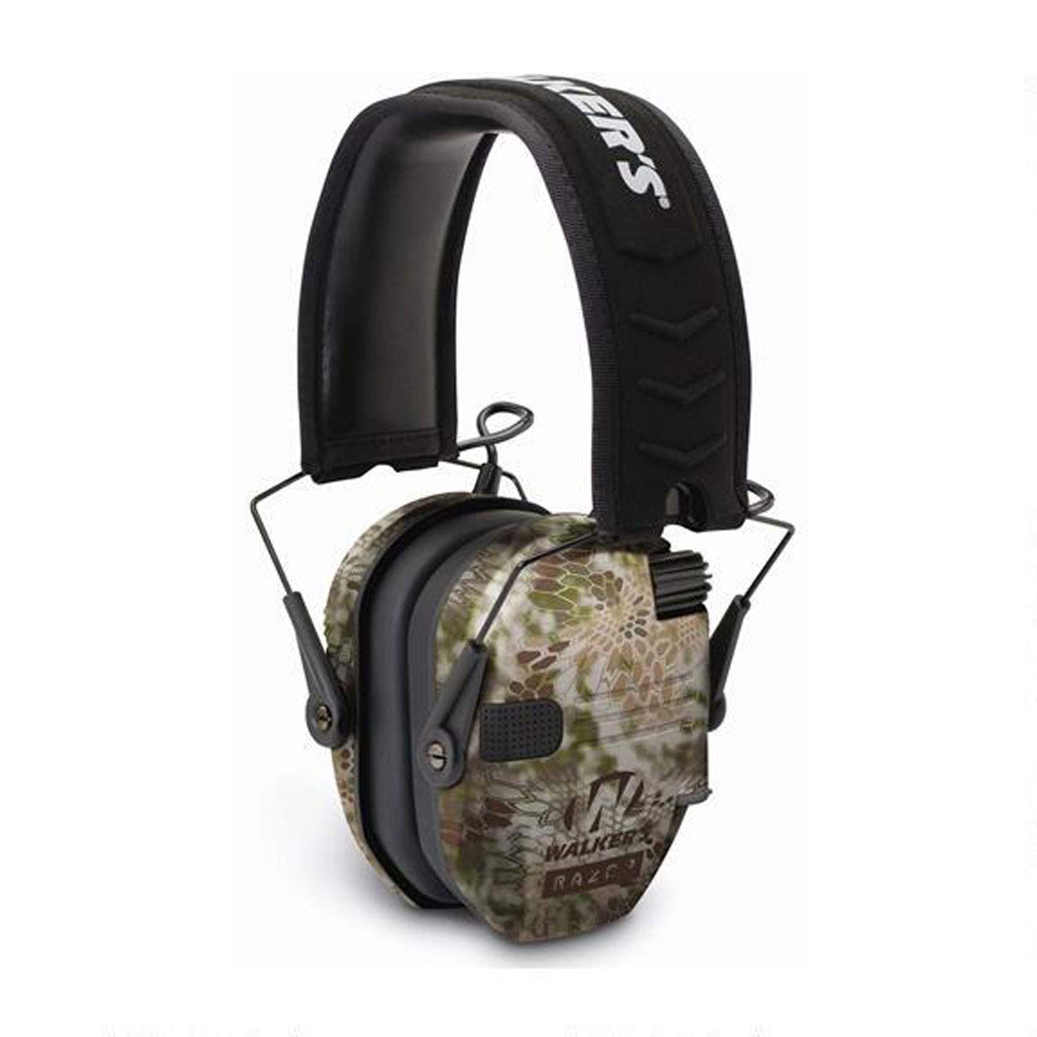 WALKER'S Razor Slim Electronic Earmuffs Ultra Low-Profile Folding Hearing Protection