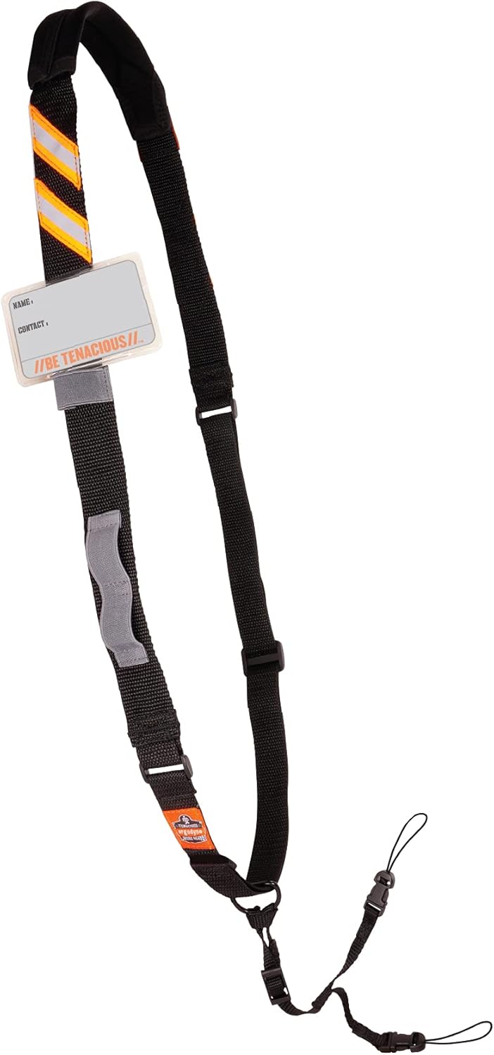 Ergodyne Squids 3137 Barcode Scanner Padded Harness, Sling Style, Tethering Lanyard for Bar Code Scanners