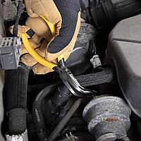 Klein Tools D302-6 Needle Nose Pliers, Long Nose Side Cutters, Alligator Pliers with Curved Handle, 6-1/2-Inch