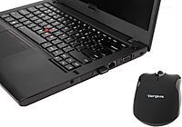 Targus W575 Wireless Optical Mouse, Full Size, Black, AMW575TT