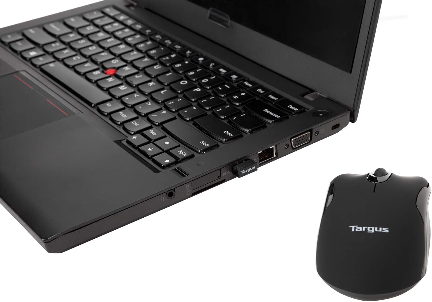 Targus W575 Wireless Optical Mouse, Full Size, Black, AMW575TT