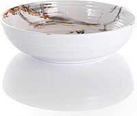 Elama 12-Piece Lightweight Melamine Dinnerware Set