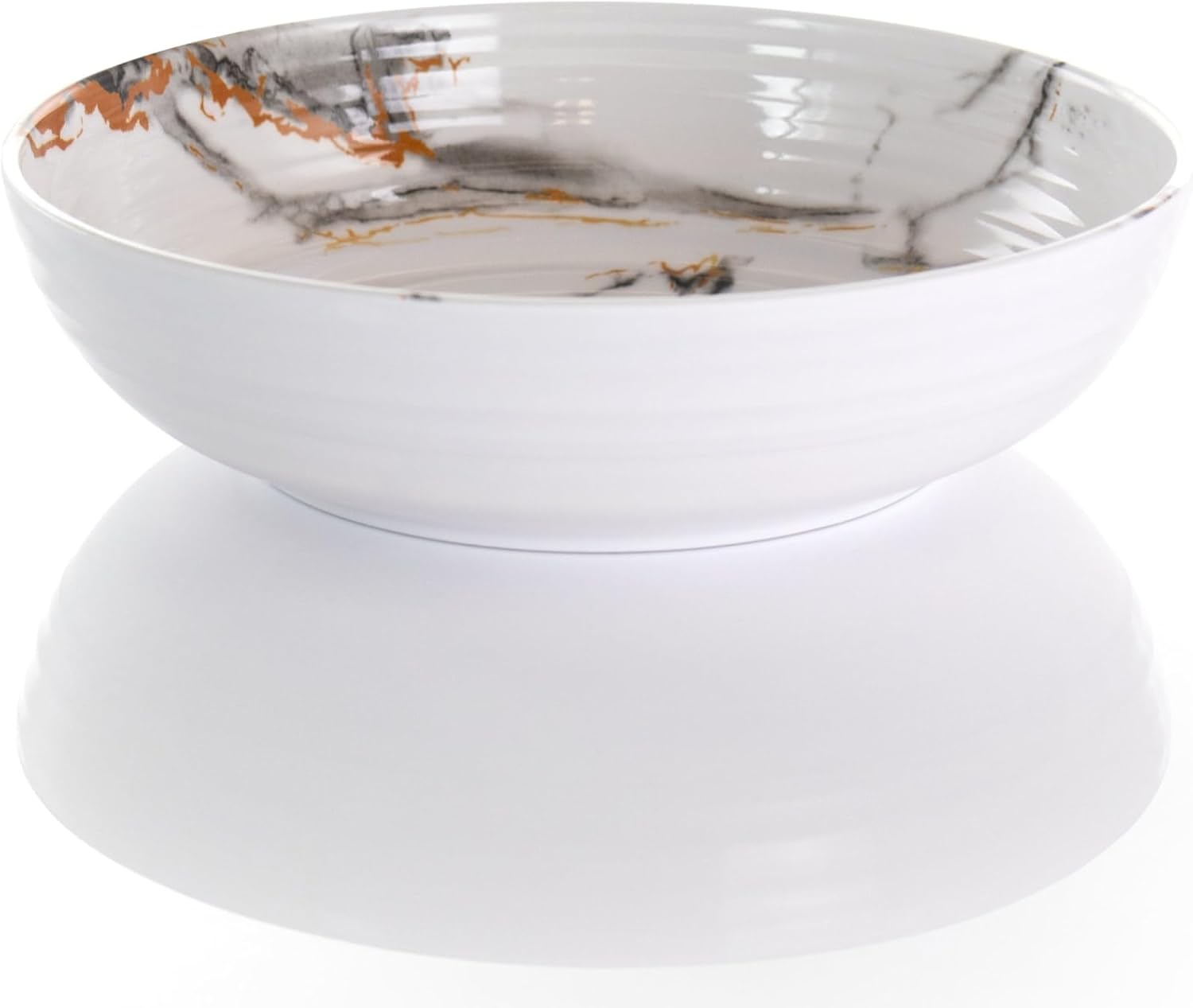 Elama 12-Piece Lightweight Melamine Dinnerware Set