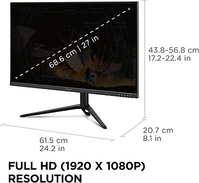 VIEWSONIC VX Series IPS 180Hz 0.5ms Gaming Monitor